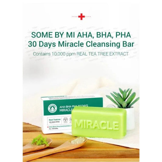 SOME BY MI - AHA, BHA, PHA 30 Days Miracle Cleansing Bar 1pc