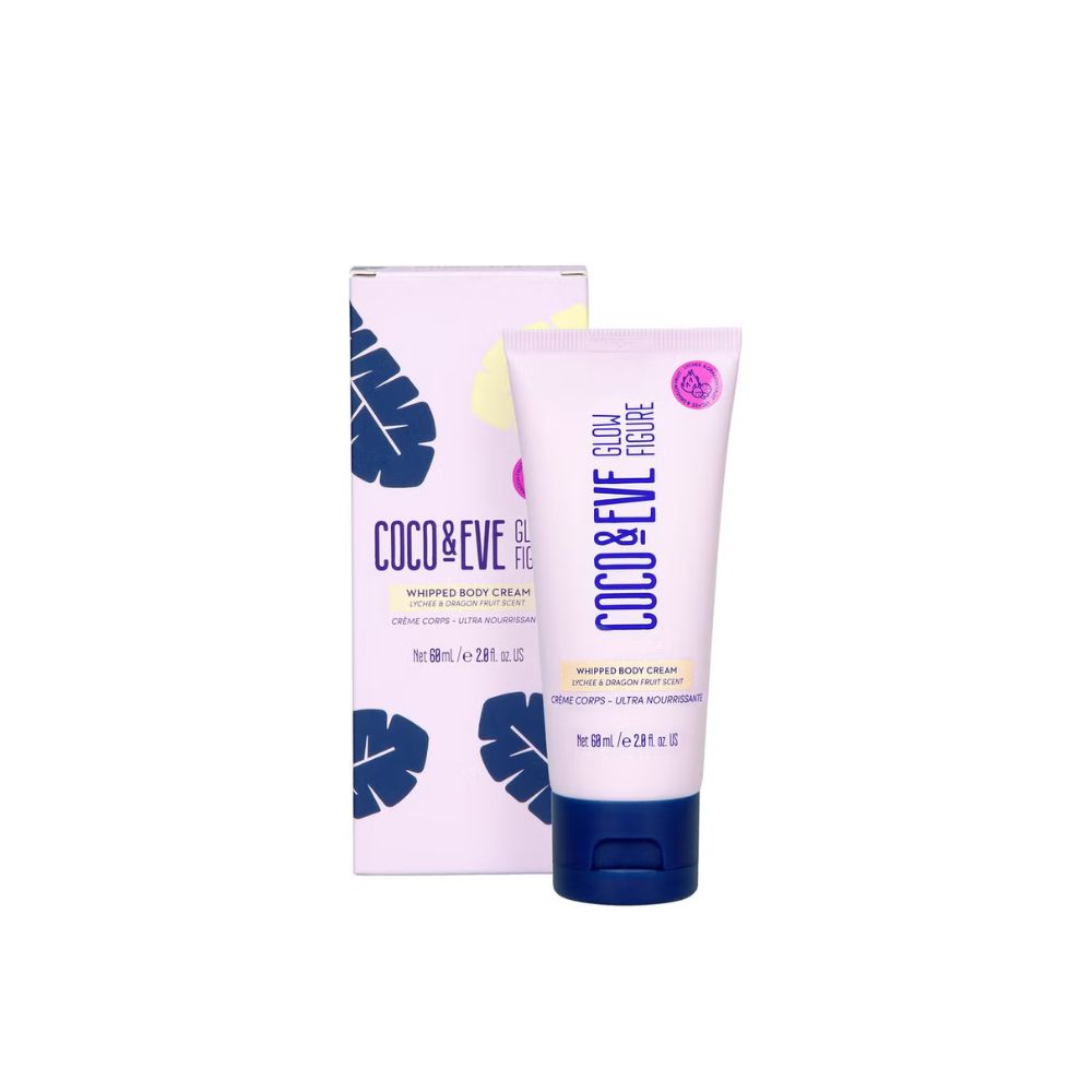 Coco & Eve Glow Figure Whipped Body Cream Lychee and Dragon Fruit Scent - 212ml