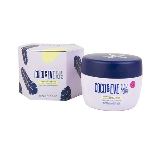 Coco & Eve Glow Figure Whipped Body Cream Lychee and Dragon Fruit Scent - 212ml