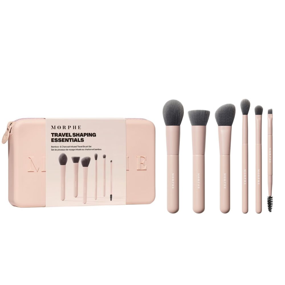 Morphe Shaping Essentials Bamboo and Charcoal Infused Travel Brush Set