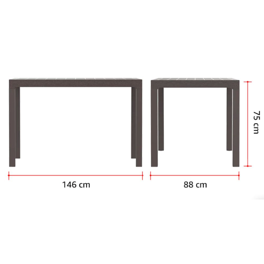 Cedargrain 6-seater Outdoor Dining Table