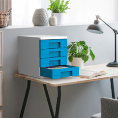 Cosmoplast Tiers File Cabinet A4 Drawers 4