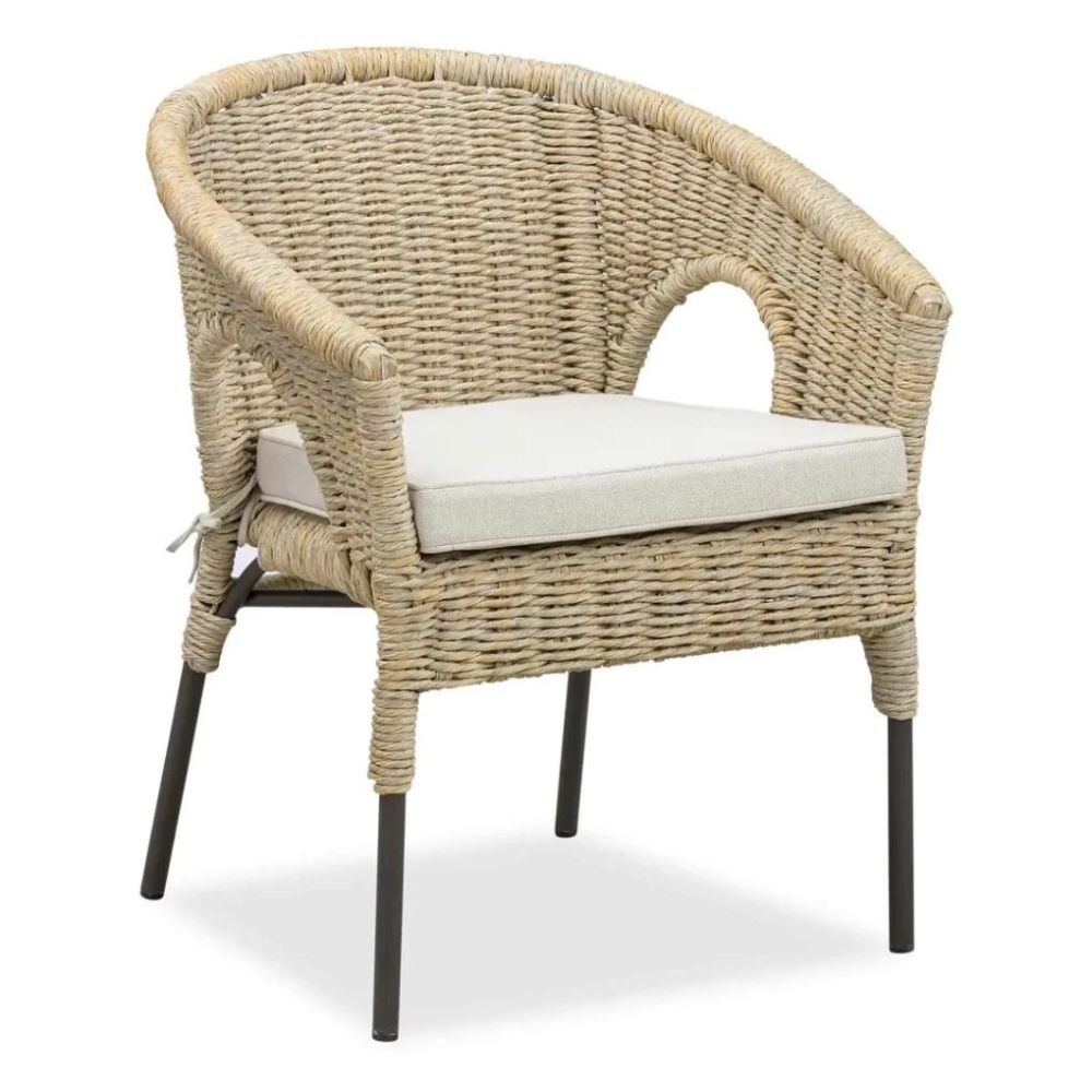 Barany Aluminum & Wicker Dining Chair (64 x 70 x 78 cm, 2 Pc.)