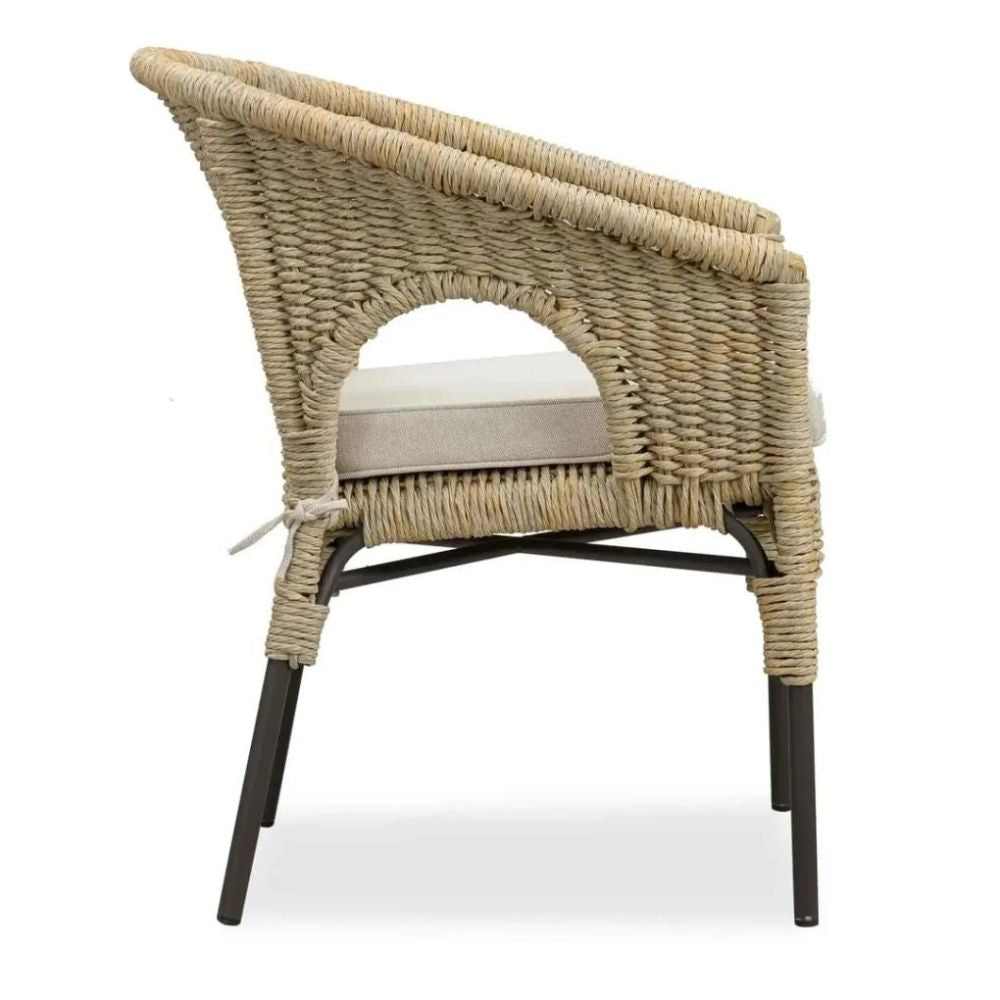 Barany Aluminum & Wicker Dining Chair (64 x 70 x 78 cm, 2 Pc.)