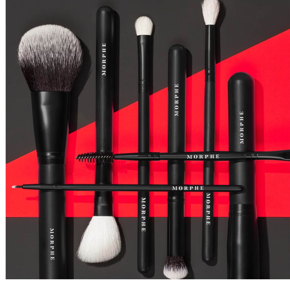 Morphe Get Things Started 8 Piece Brush Collection and Bag (Worth £88.00)