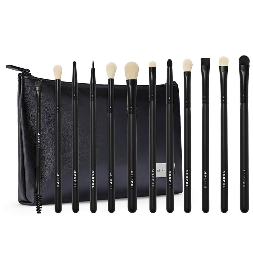 Morphe Eye Obsessed 12-Piece Eye Brush Collection + Bag