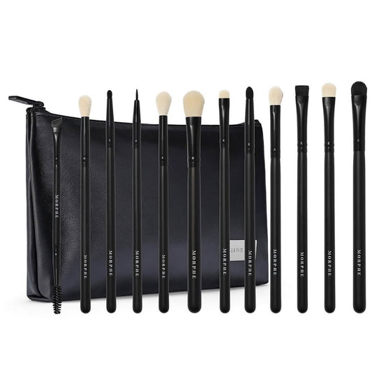 Morphe Eye Obsessed 12-Piece Eye Brush Collection + Bag