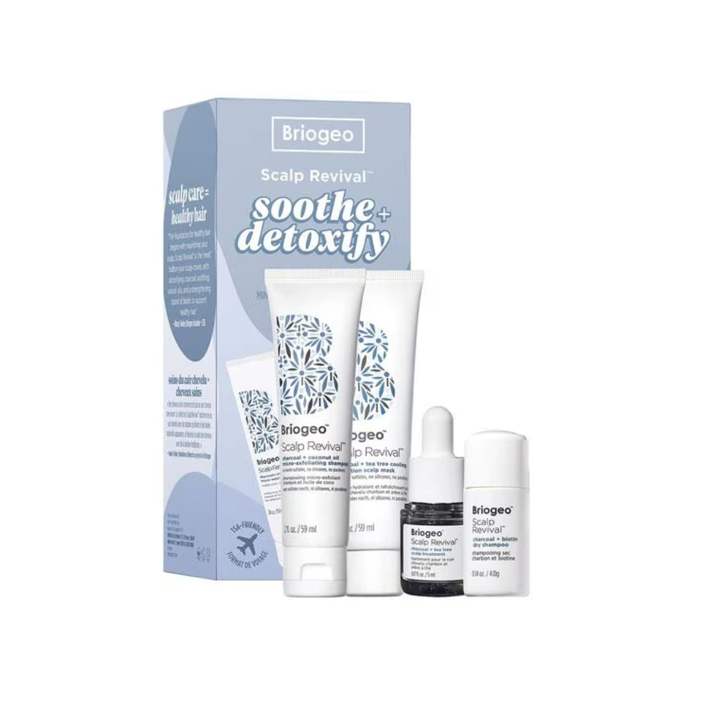 BRIOGEO Scalp Revival™ Soothe + Detoxify Travel Set