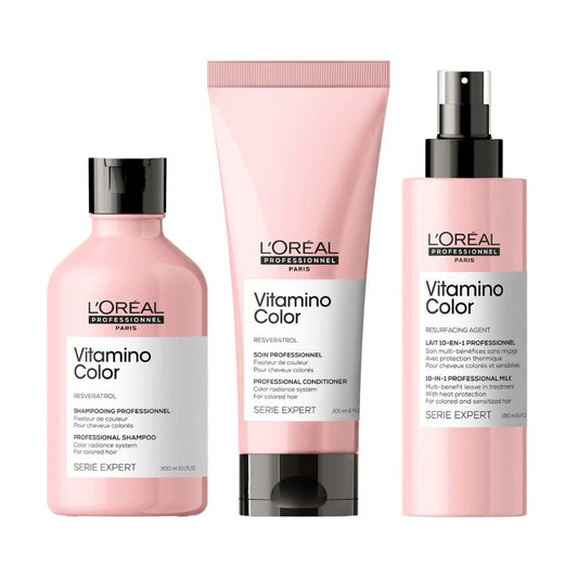 L'Oréal Professionnel Vitamino Color at Home Experts for Coloured Hair Bundle