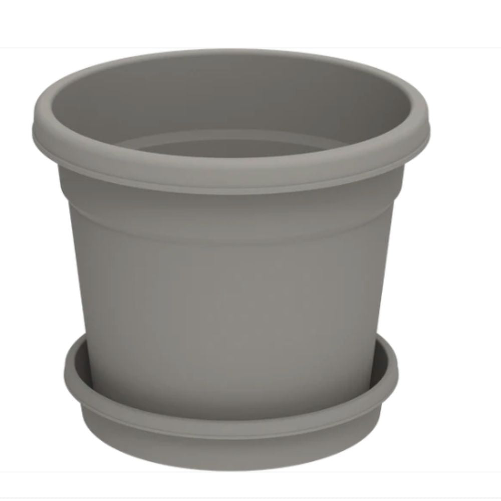 10" Round Flowerpot with Tray