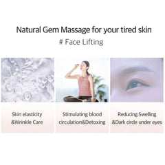 THE PURE LOTUS - Rose Quartz Guasha