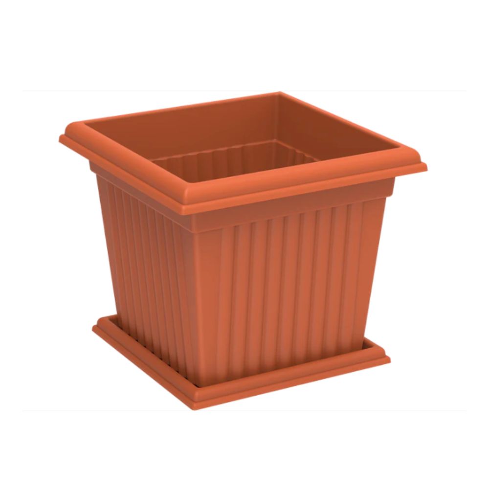 10L Square Planter with Tray