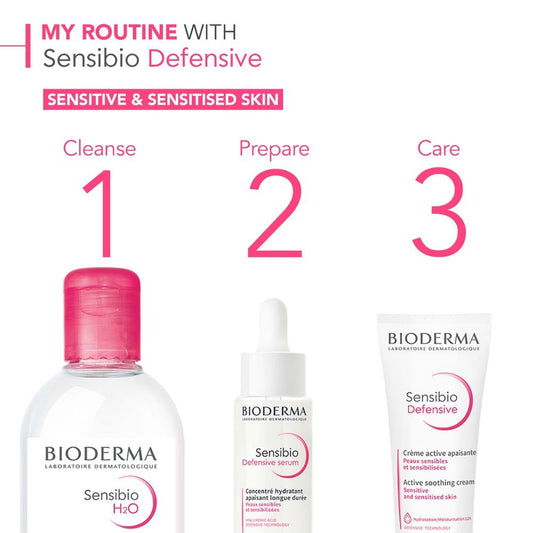 كريم بيوديرما سينسيبيو المهدئ والفعال للدفاع عن النفس، 40 مل