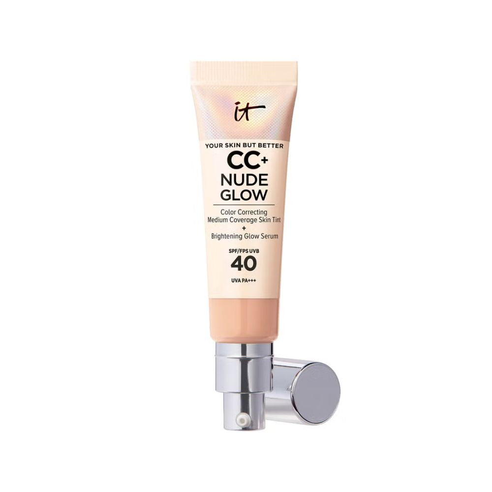 IT COSMETICS CC+ Nude Glow and #7 Foundation Brush - Fair Porcelain