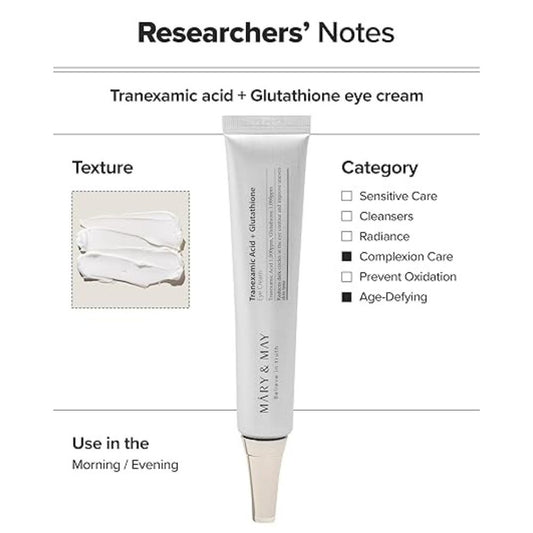Mary&May - Tranexamic Acid + Glutathione Eye Cream