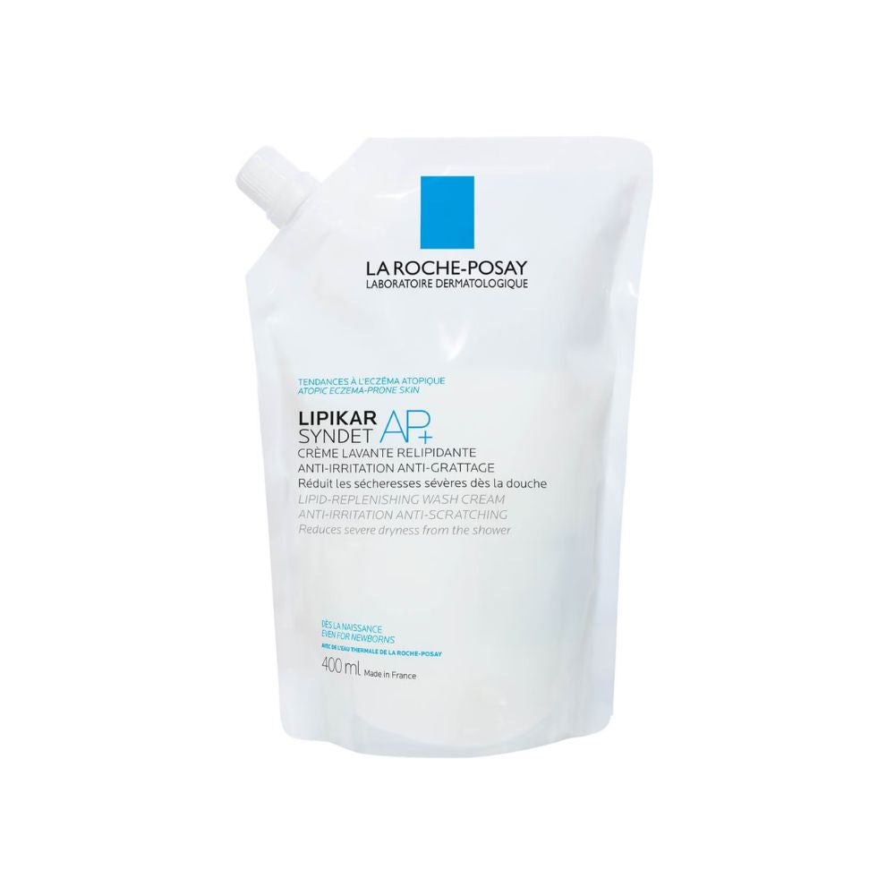 La Roche-Posay Lipikar Syndet AP+ Cream Wash Refill Pouch 400ml