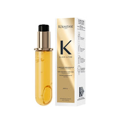Kérastase Elixir Ultime L'Huile Originale Hair Oil 75ml for All Hair Types with 75ml Refill Bundle