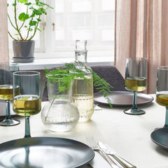 IKEA OMBONAD Juice glass, grey, 41 cl