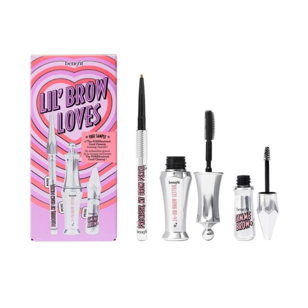 BENEFIT COSMETICS Lil' Brow Loves Brow Pencil & Gel Value Set