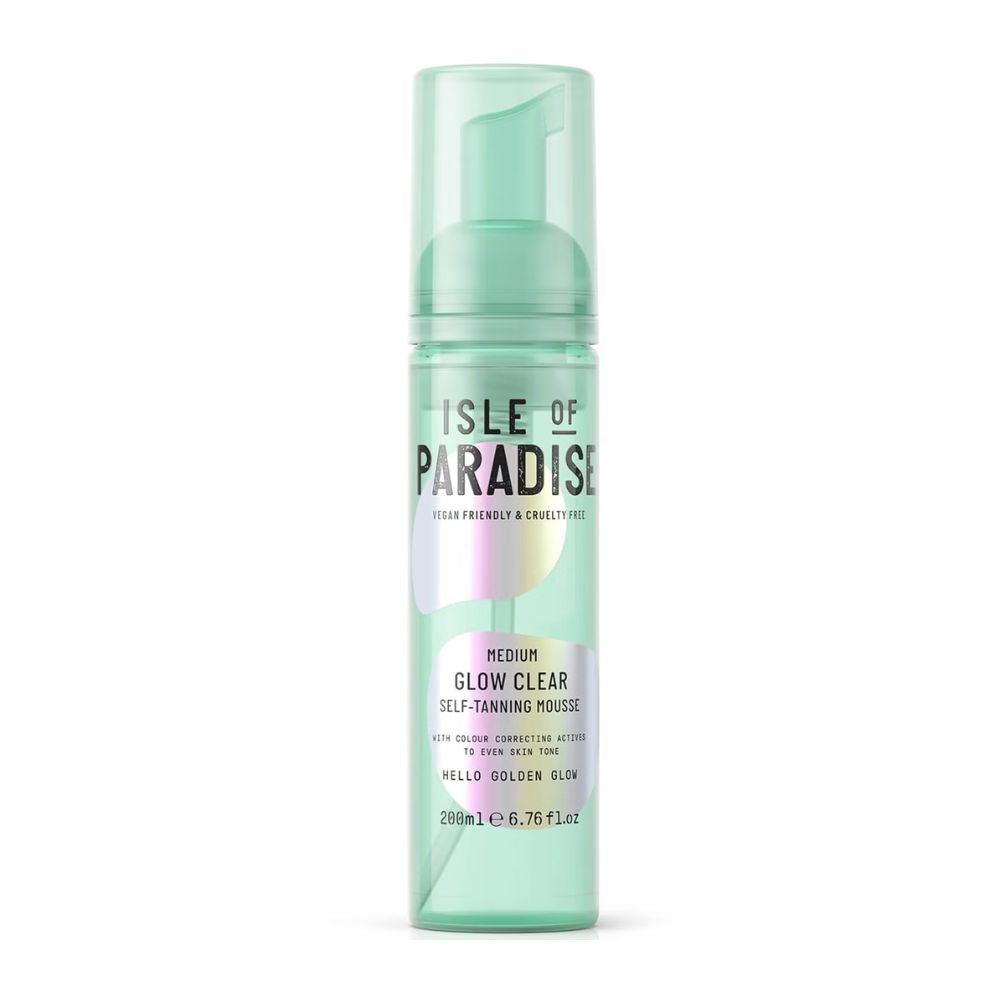 Isle of Paradise Glow Clear Self-Tanning Mousse - Medium 200ml