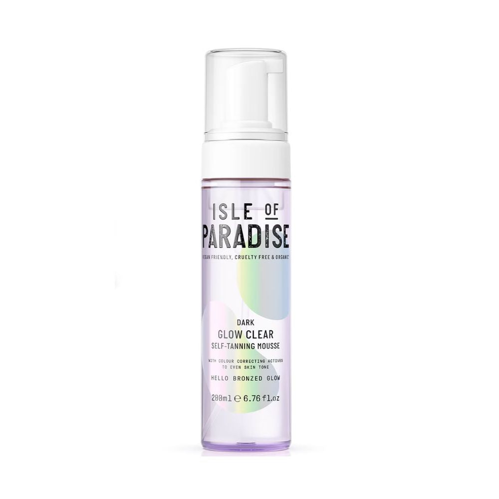 Isle of Paradise Glow Clear Self-Tanning Mousse - Dark 200ml