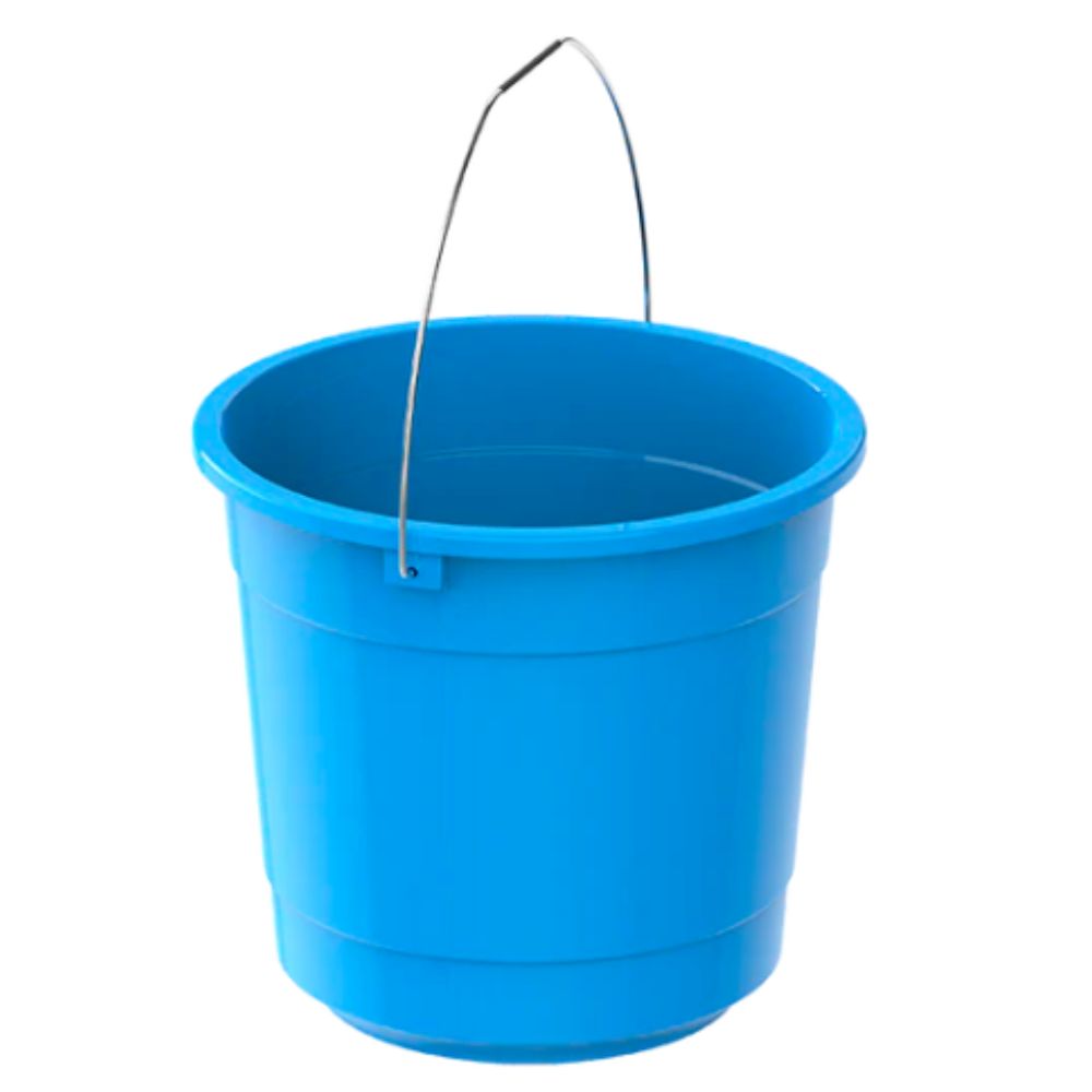 EX 10L Round Plastic Bucket with Steel Handle