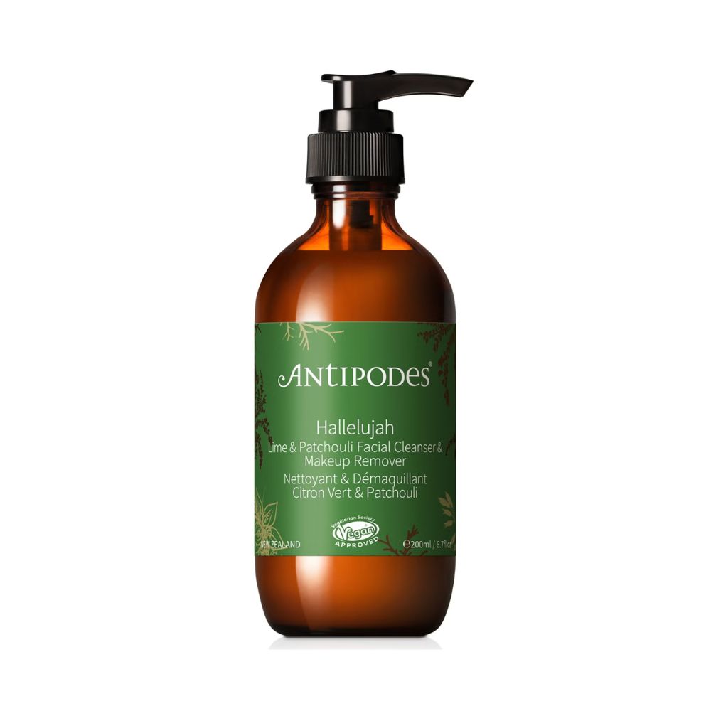 Antipodes Hallelujah Lime and Patchouli Cleanser and Makeup Remover 200ml