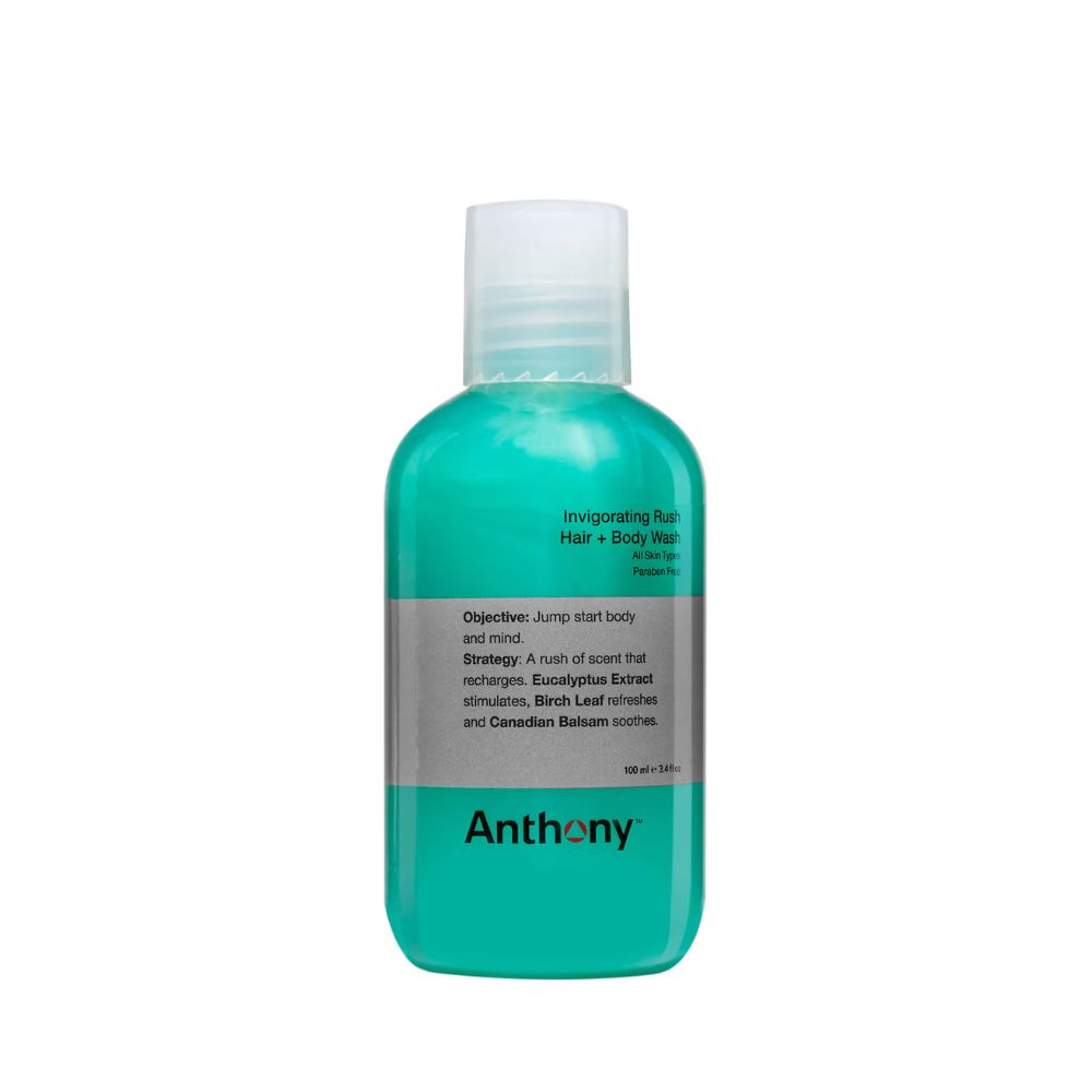 Anthony Invigorating Rush Hair and Body Wash 100ml