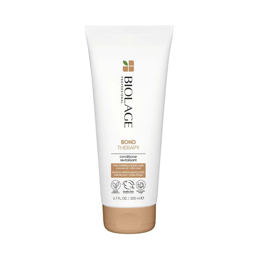 Biolage Professional Bond Therapy Conditioner Infused with Citric Acid and Coconut Oil for Over-Processed Damaged Hair 200ml