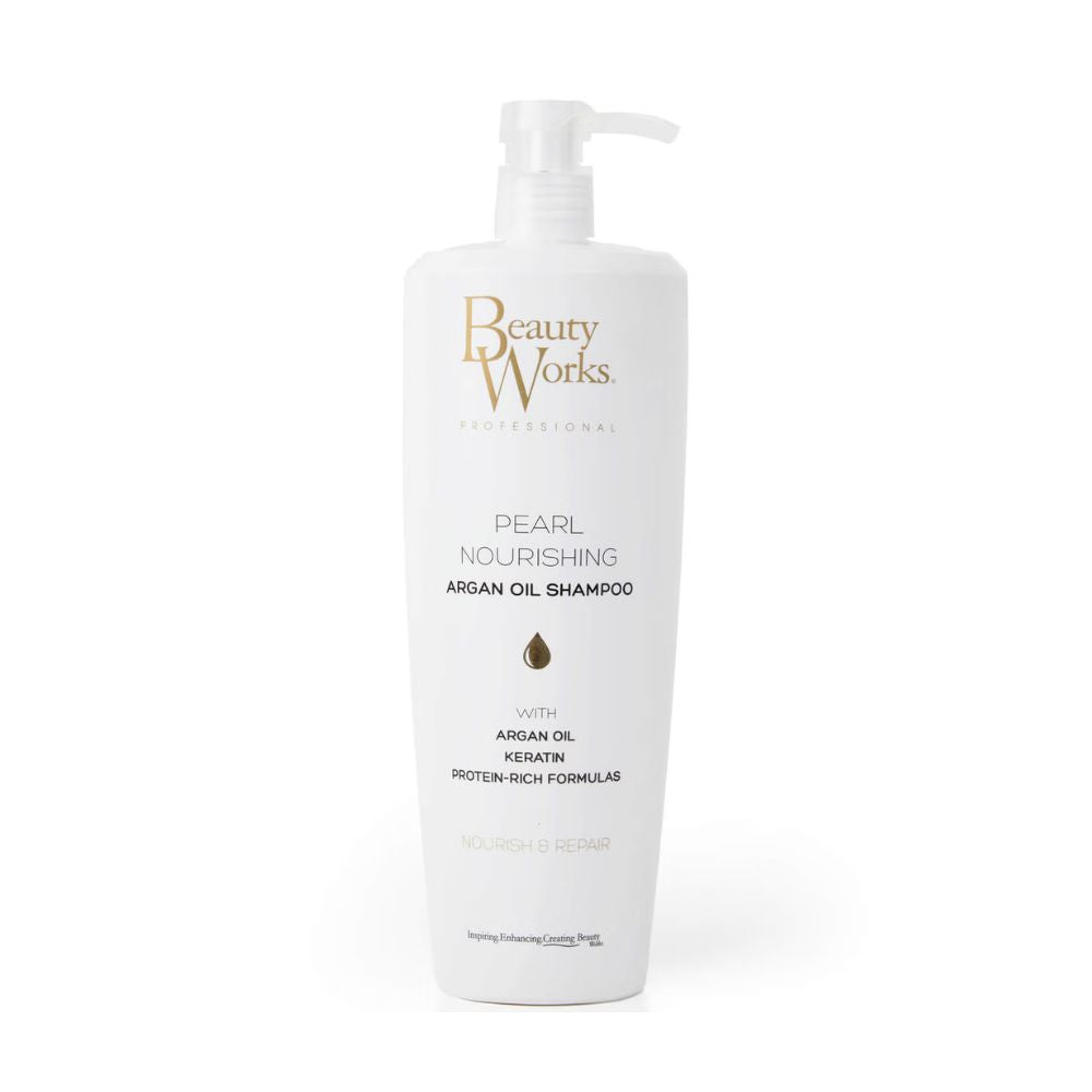 Beauty Works Pearl Nourishing Argan Oil Shampoo 1 Litre