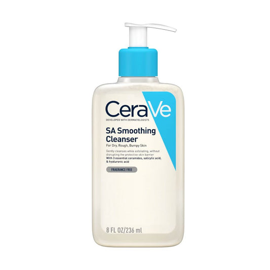 CeraVe SA Smoothing Cleanser with Salicylic Acid for Dry, Rough & Bumpy Skin 236ml