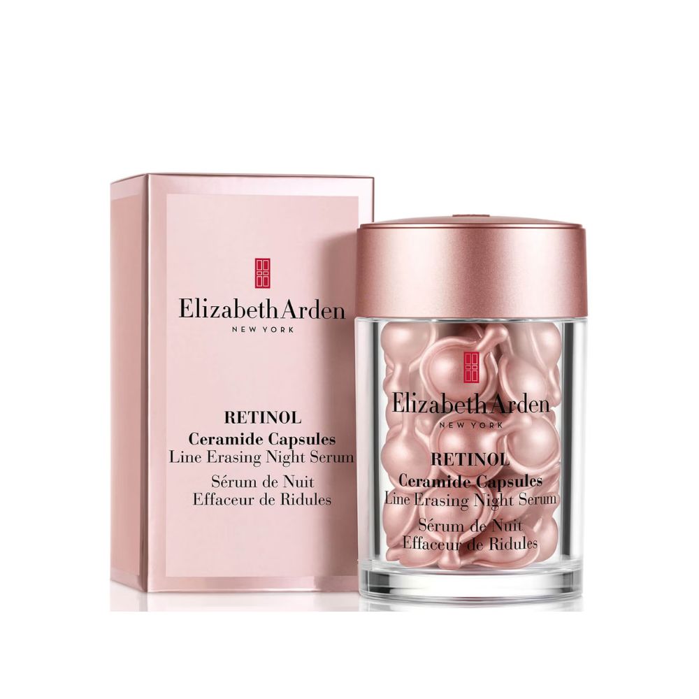 Elizabeth Arden Retinol Ceramide Capsules Line Erasing Night Serum - 30 Pieces (Sleeved Version)