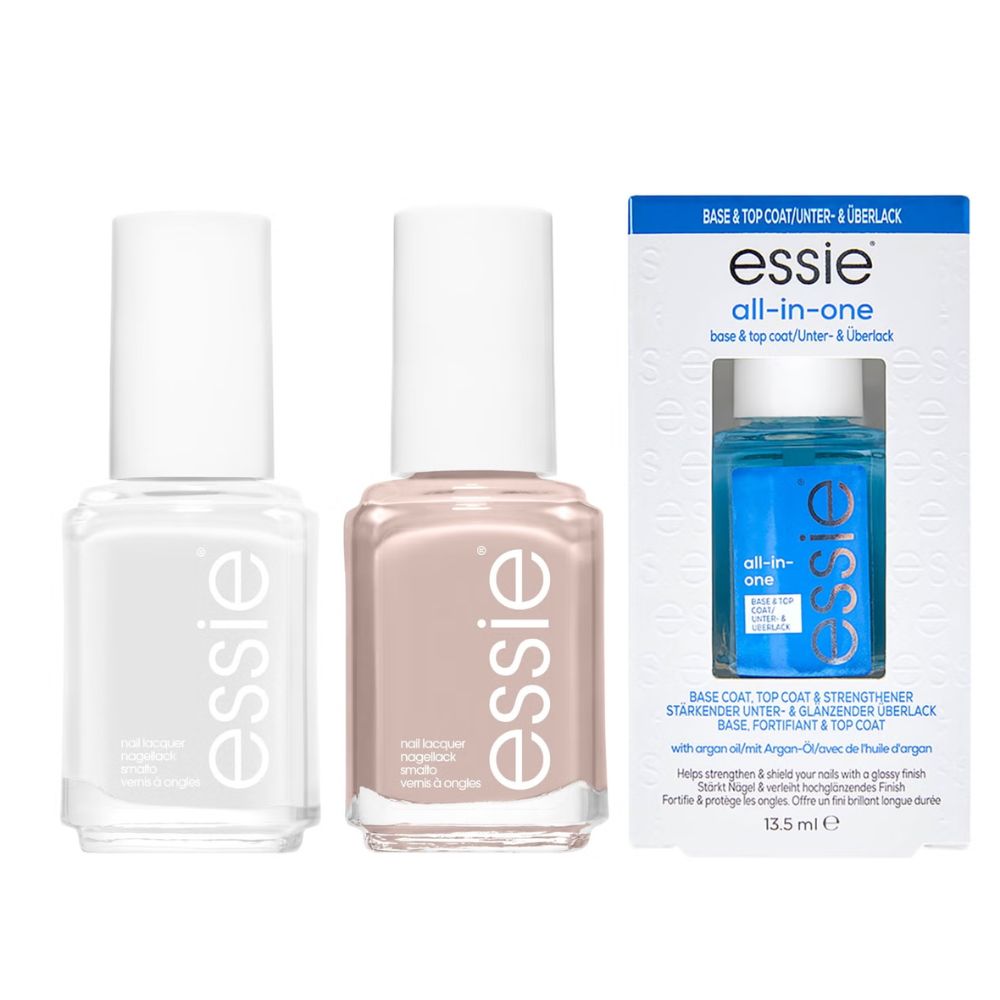 essie French Manicure at Home