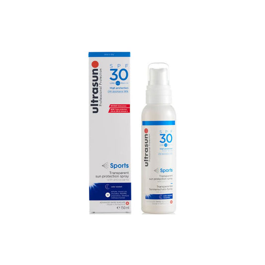 ULTRASUN CLEAR SPRAY SPF30 - SPORTS FORMULA (150ML)