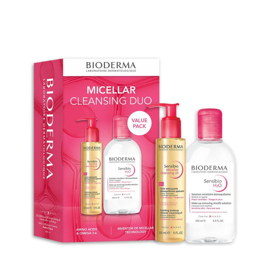 Bioderma Exclusive Sensibio Cleansing Oil and H2O Duo