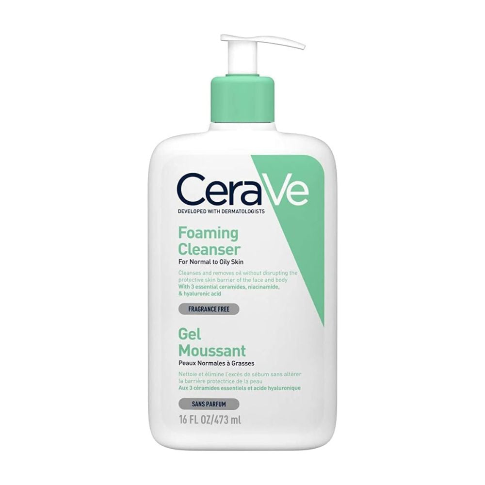 CeraVe Foaming Cleanser (Gel Moussant) 473 ml