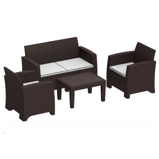 Cedarattan 4-seater Lounge Set with Cushions