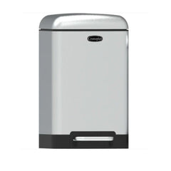 Cosmoplast Lumina Steel Waste Bin with Pedal 30L