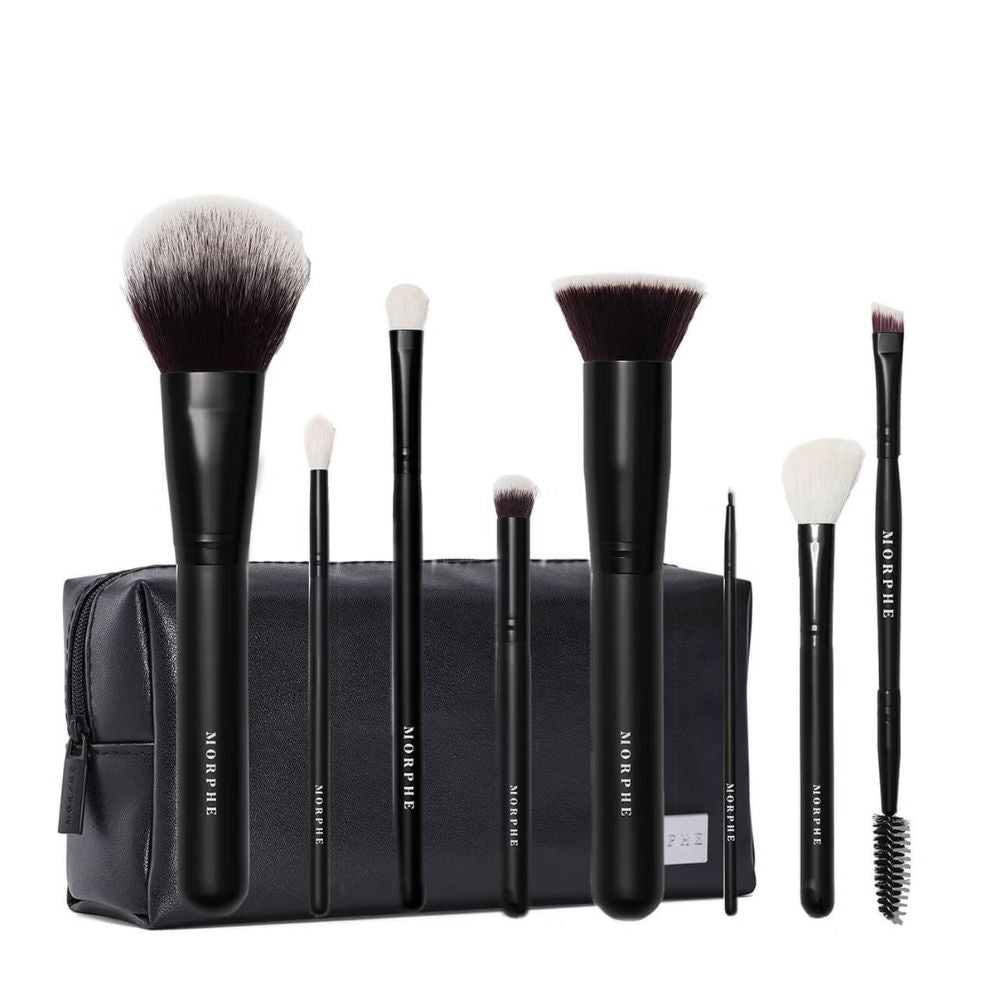 Morphe Get Things Started 8 Piece Brush Collection and Bag (Worth £88.00)