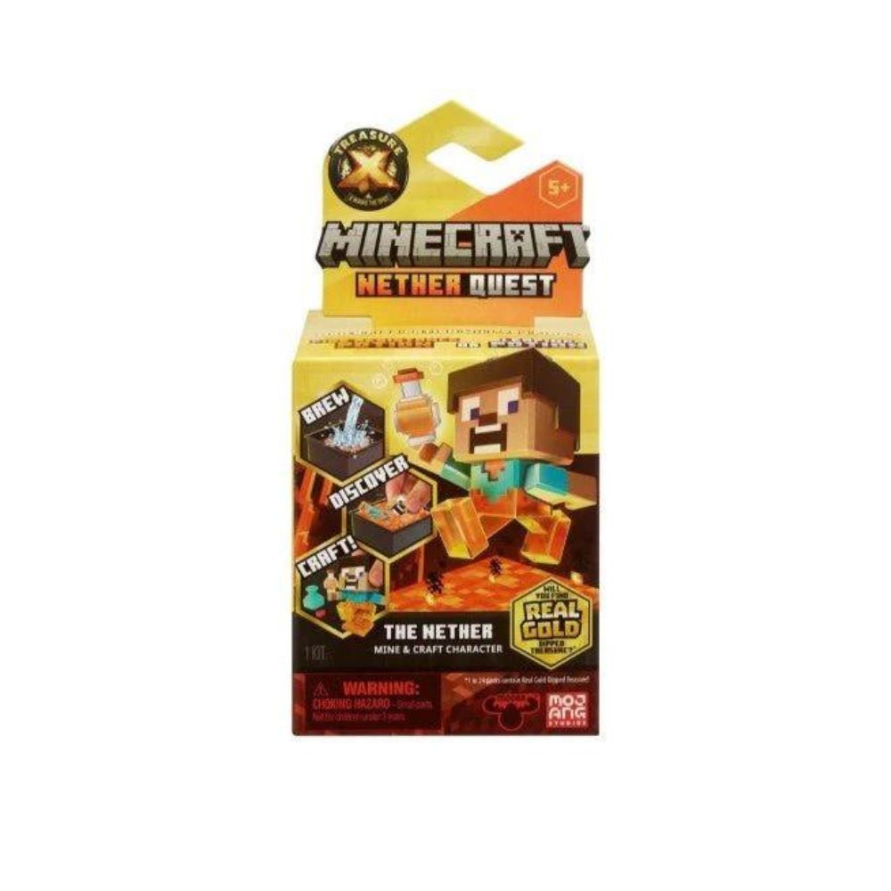 Treasure X Minecraft The Nether Mystery Pack S4 SINGLE PACK - ASSTD