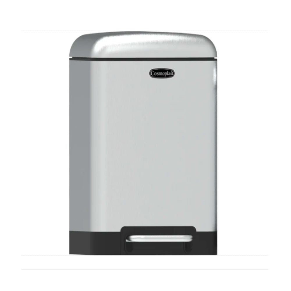 6L Lumina Steel Waste Bin with Pedal