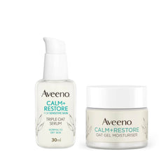 Aveeno Face Calm and Restore 24hr Hydration Duo