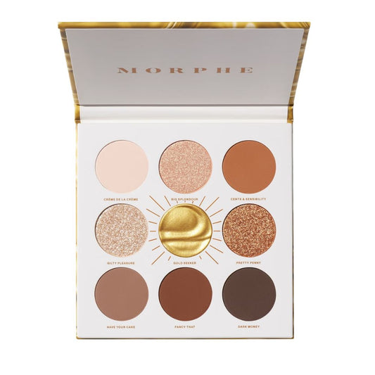 Morphe 9 Pan Gold Seeker Artistry Palette