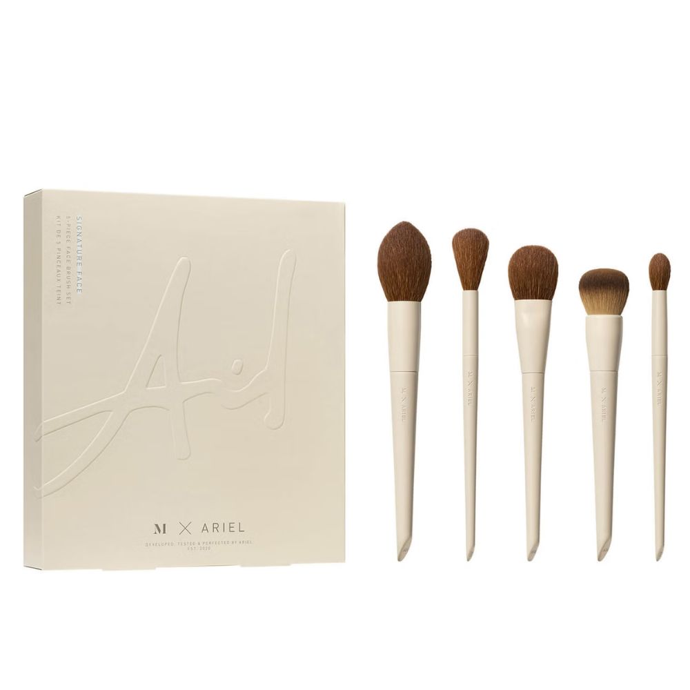 Morphe X Ariel Signature Face 5 Piece Face Brush Set