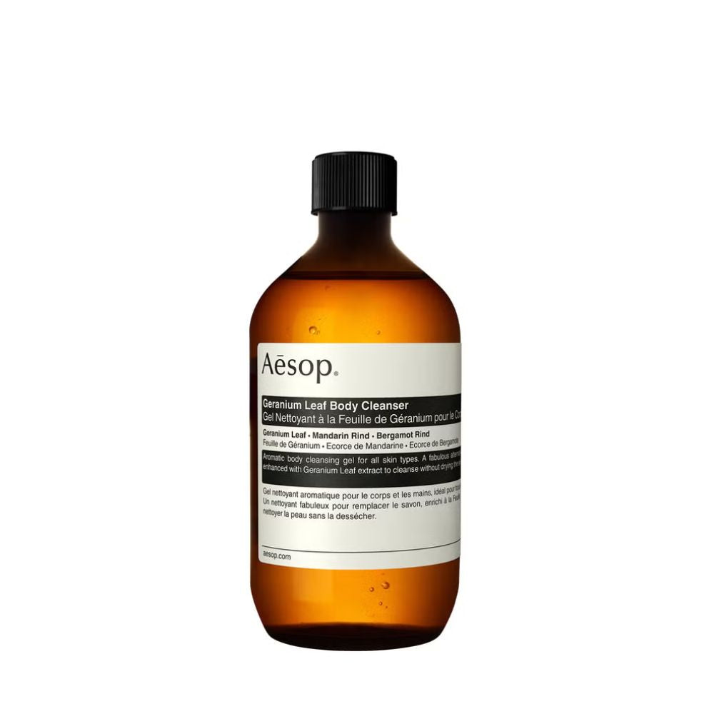 Aesop Geranium Leaf Body Cleanser 500ml with Screw Cap