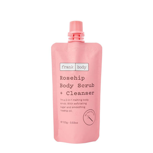 Frank Body Rosehip Body Scrub and Cleanser 100g