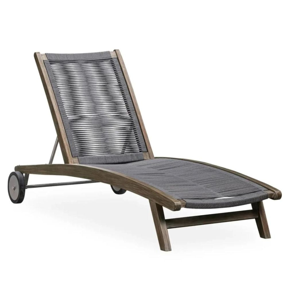 Sienna Eucalyptus Wood Sun Lounger (183 x 70 x 87 cm)