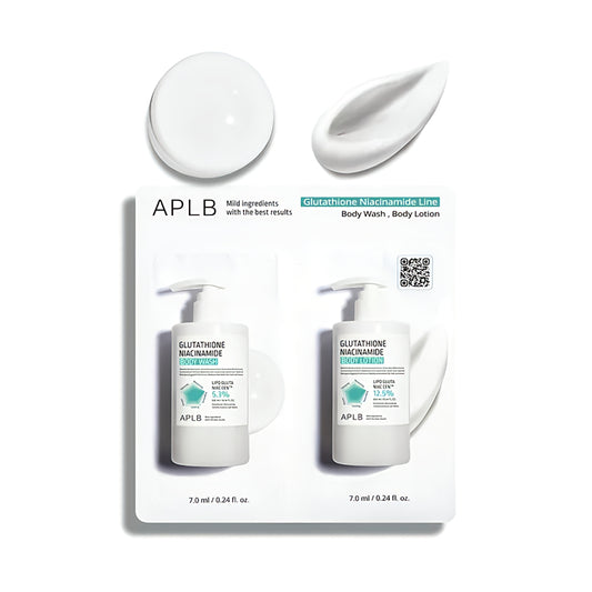 APLB - Glutathione Niacinamide Body 2 Types Sachet Set