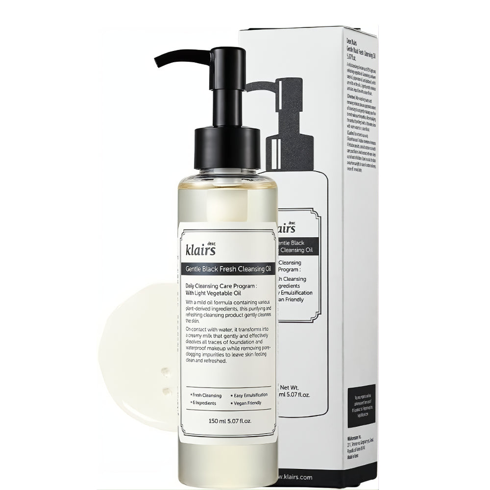 Dear, Klairs - Gentle Black Deep Cleansing Oil