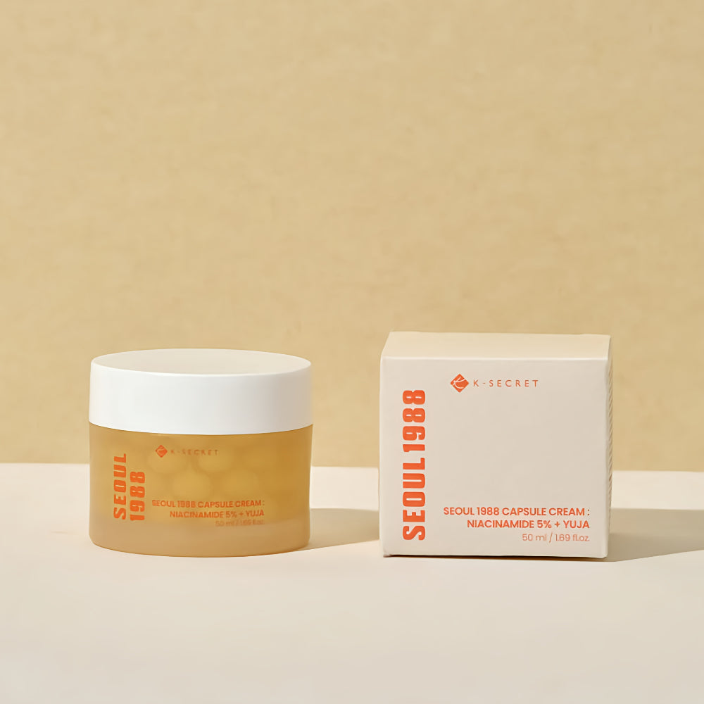 K-SECRET - SEOUL 1988 Capsule Cream : Niacinamide 5% + Yuja